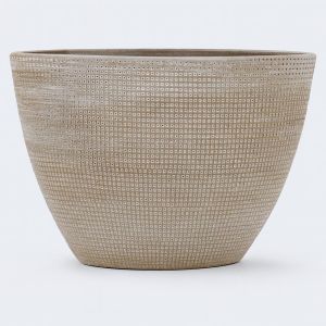 28.457 Pot Dali oval taupe Ø 32 x 16cm.jpg Studio